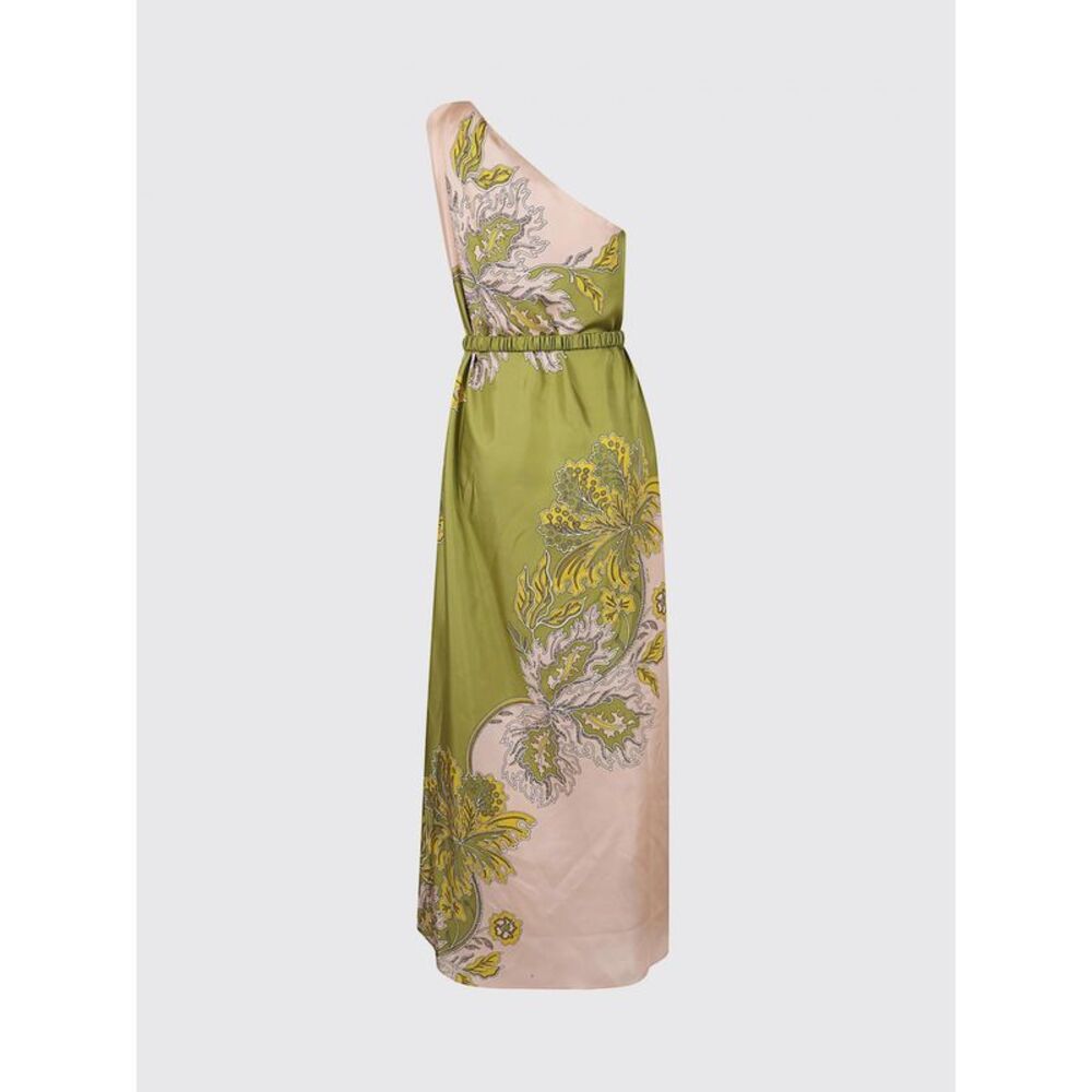 La Doublej Women Roy One-Shoulder Floral-Print Silk Midi Dress La Doublej - Picture 3 of 4